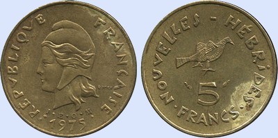 5 Francs I.E.O.M.